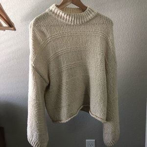 topshop bell sleeve sweater